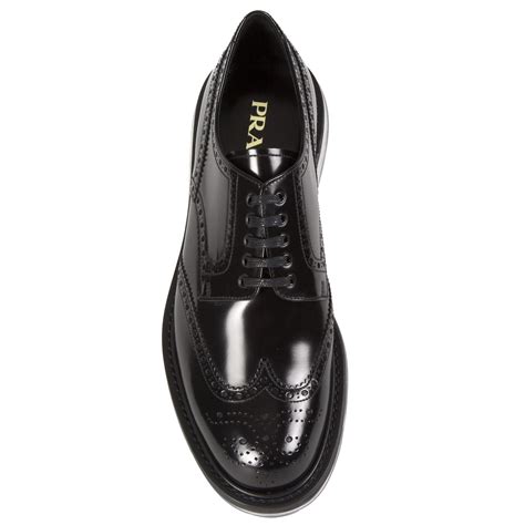 prada zip-up derby shoes|Prada Derby Shoes for Men .